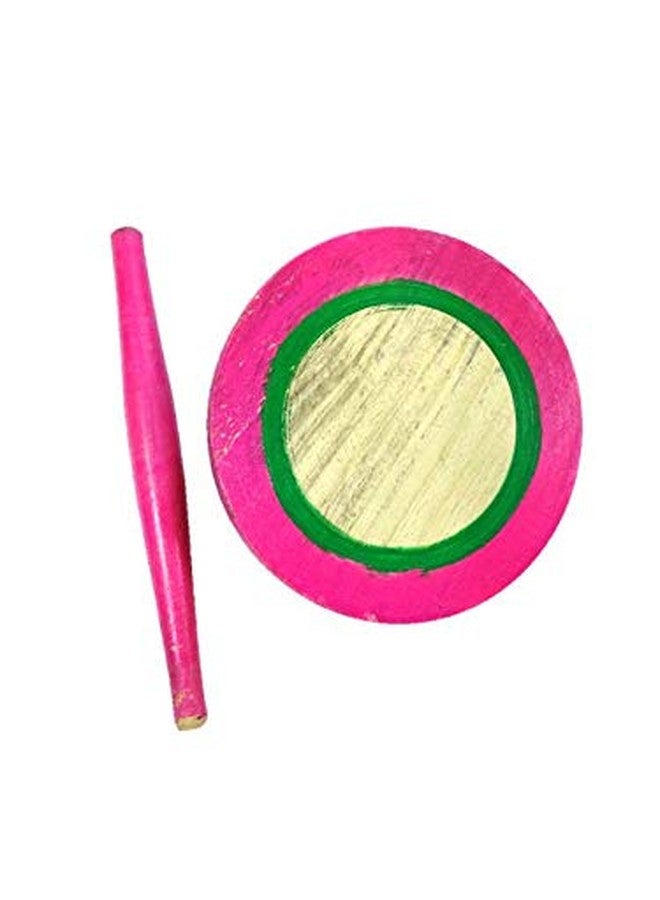 ARMAN SPOONS Royals Kids Baby Miniature Handmade Wooden Chakla Belan Set (Colorful) with Rolling Pin and Board for Kids - Image 1